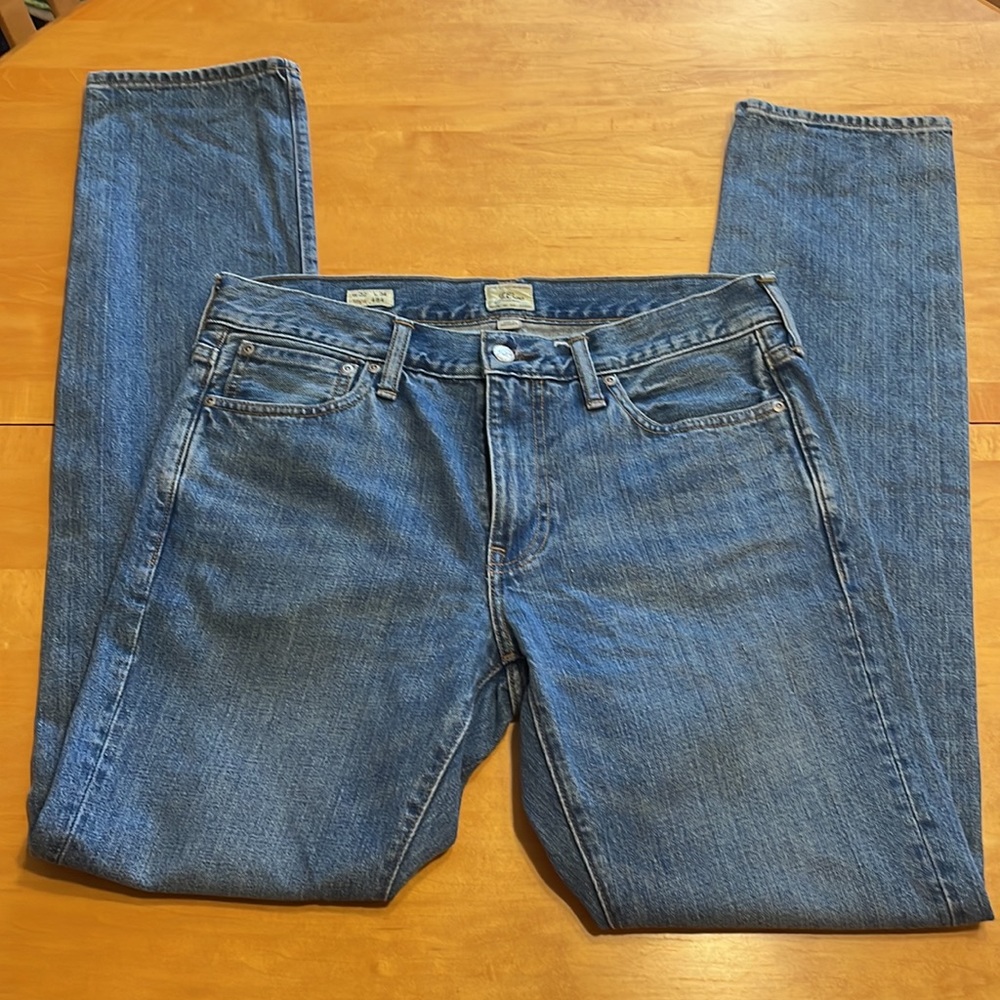 JCrew Mens 484 Slim Jeans 32” x 34” inseam Like New